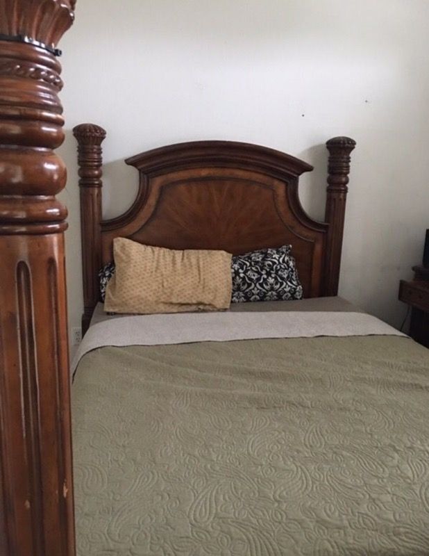 Antique bed frame