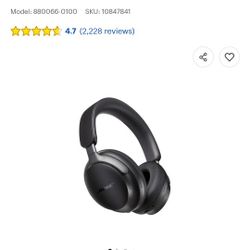 Bose Quiet Comfort Ultra 