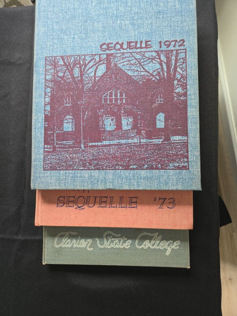 FREE Clarion University year books (1972, 1973,1974)