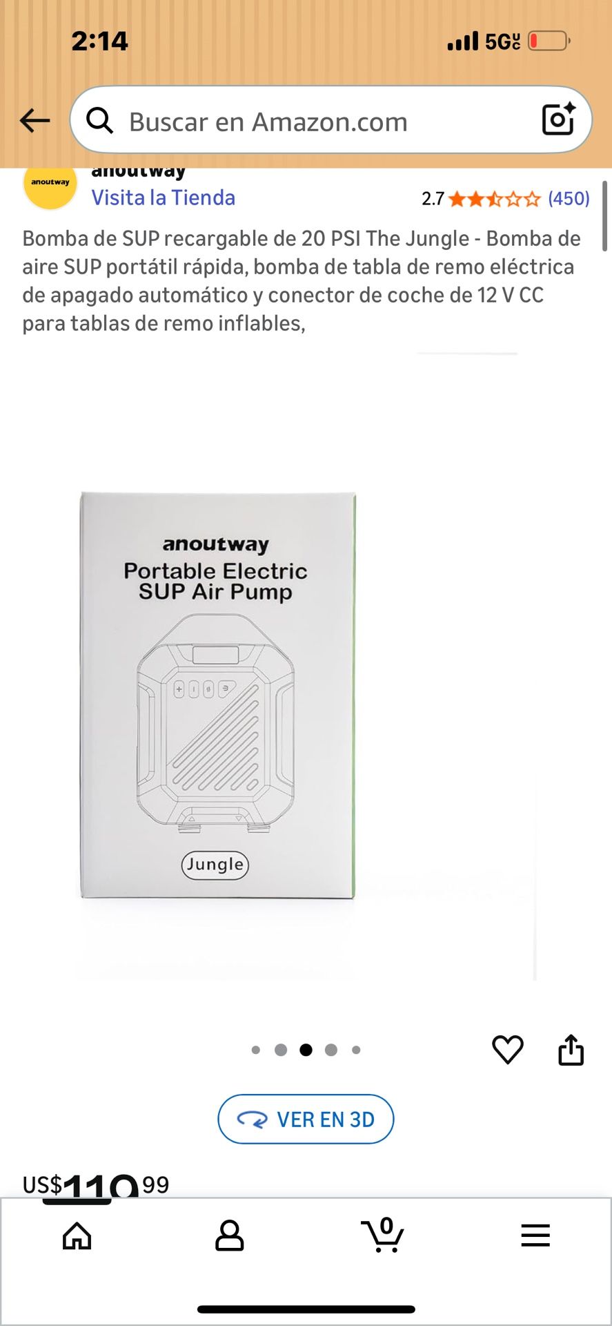 Bomba De Aire Multiusos Nueva