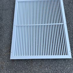 Wall mounted return grills