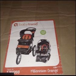 Baby Trend Expedition Jogger Travel System, Orange (New)