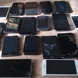 16 Cell Phones And 1 Amazon Fire Tablet 