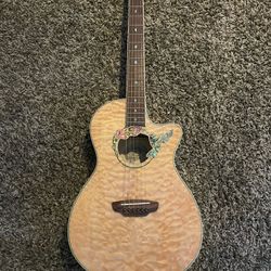 Luna Fauna Hummingbird  Maple Acoustic/Electric Guitar
