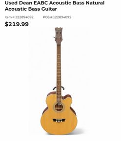 Dean Acoustic Bass