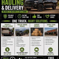 Truck Hauling/Pick-Up/Drop-Off
