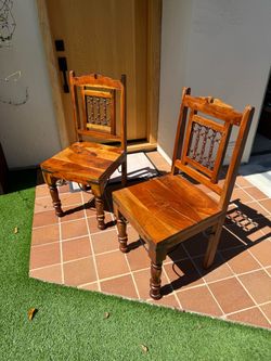 Rustic dining chairs