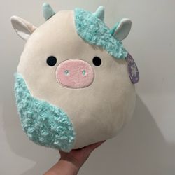 Rare Clint Cow Squishmallow FTM
