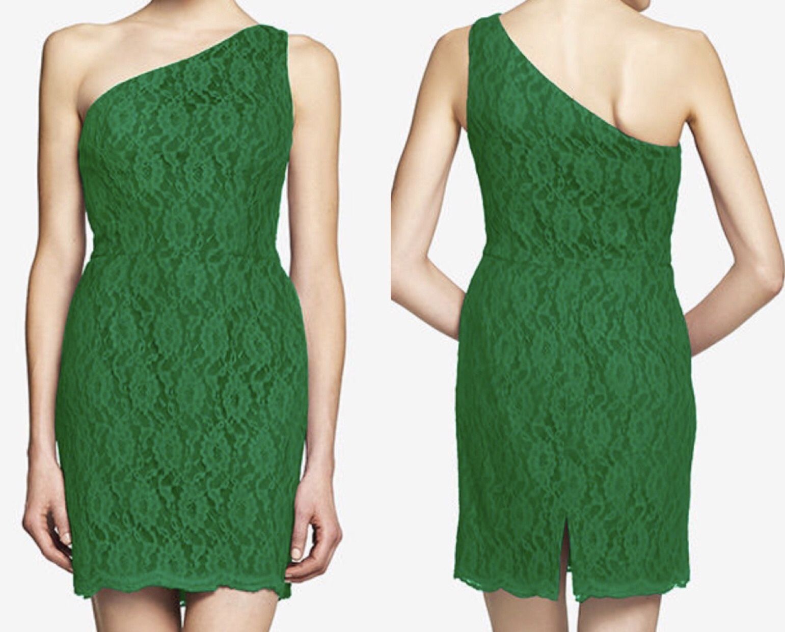 $140 Designer, Minimalist, One Shoulder Lace, Sleeveless, Mini, Pencil Dress, Black 0