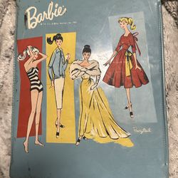 Vintage Barbie Dolls, Clothes and Case
