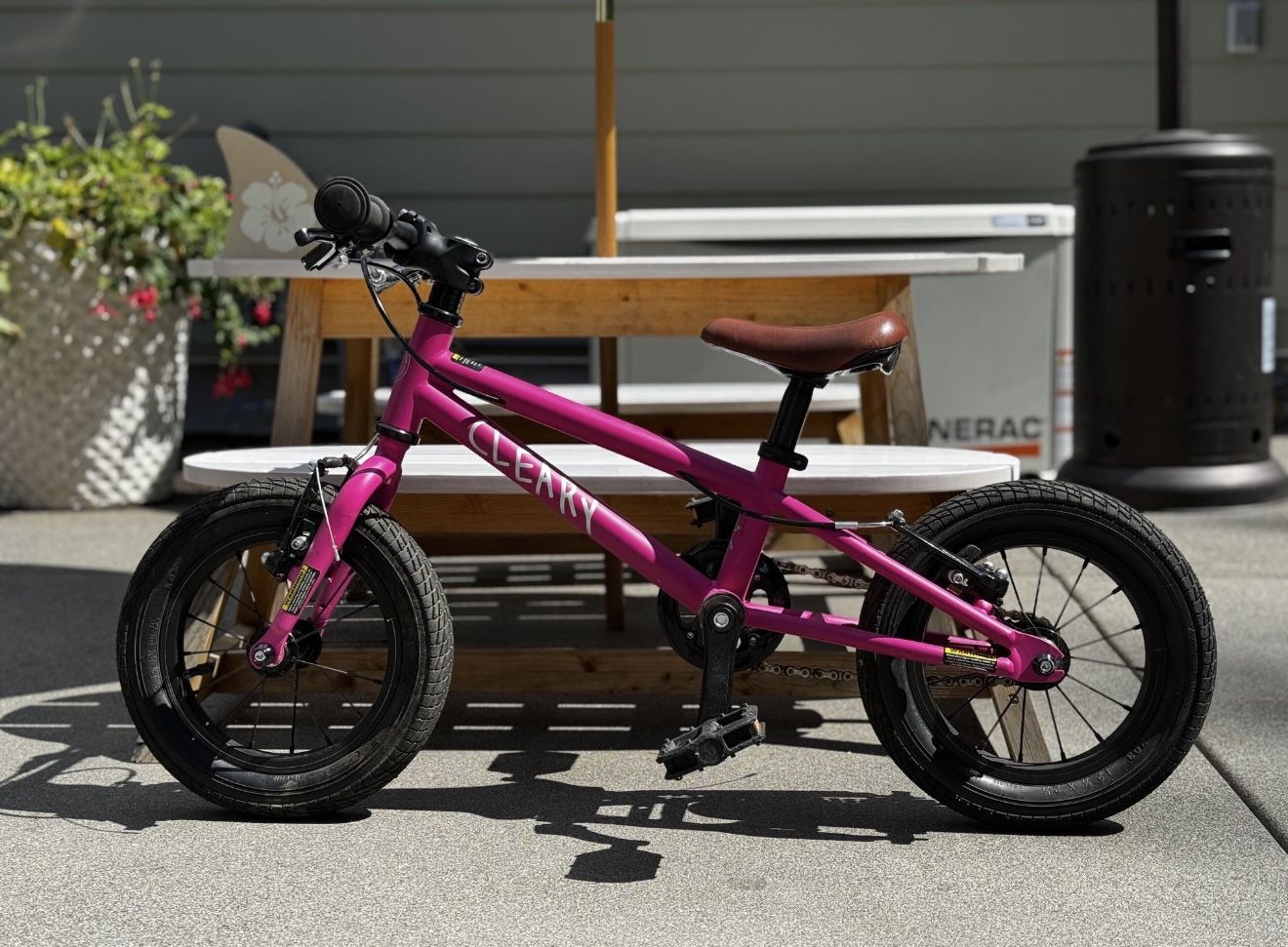 Clearly Gecko 12 Inch Single Speed Kids Bike