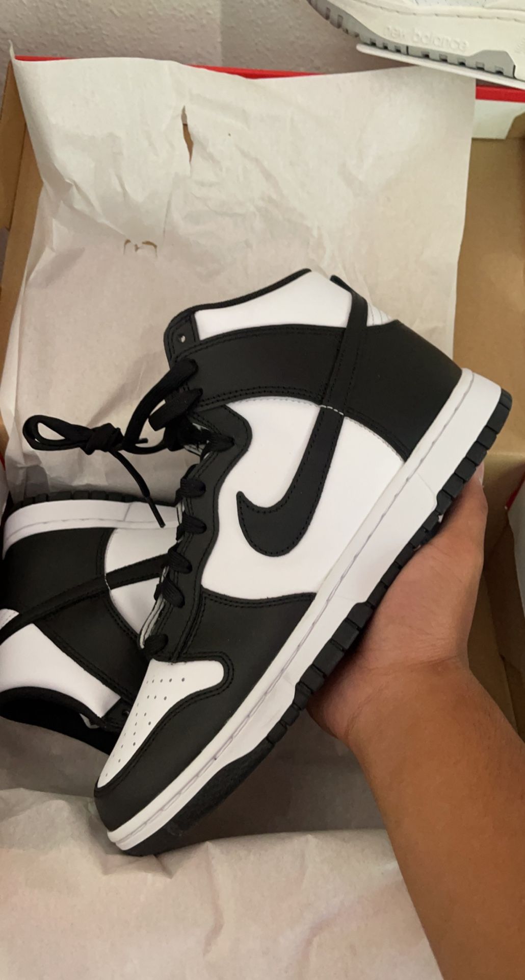 nike panda dunk high