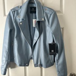 Faux Leather Jacket Size Medium 