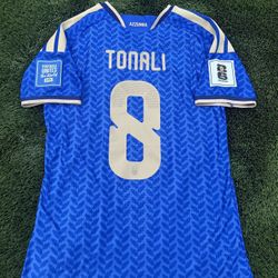  Italy Home Jersey 2026 World Cup – Tonali #8 (Medium)