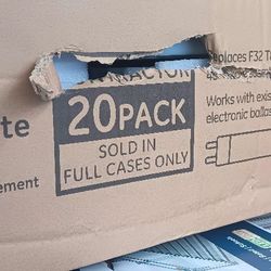 Case Of T8 Led 1 Inch 48inch Long  Tube Bulbs  20 Per Case  