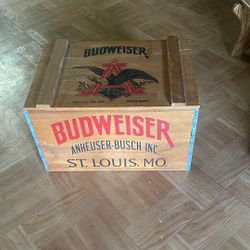Budweiser Wooden Crate