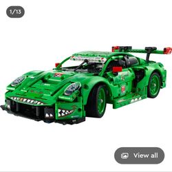 Green Porche Gt3 Lego Sport Car.