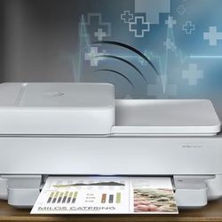 HP - ENVY Pro 6455 Wireless All-In-One Instant Ink-Ready Inkjet Printer - White