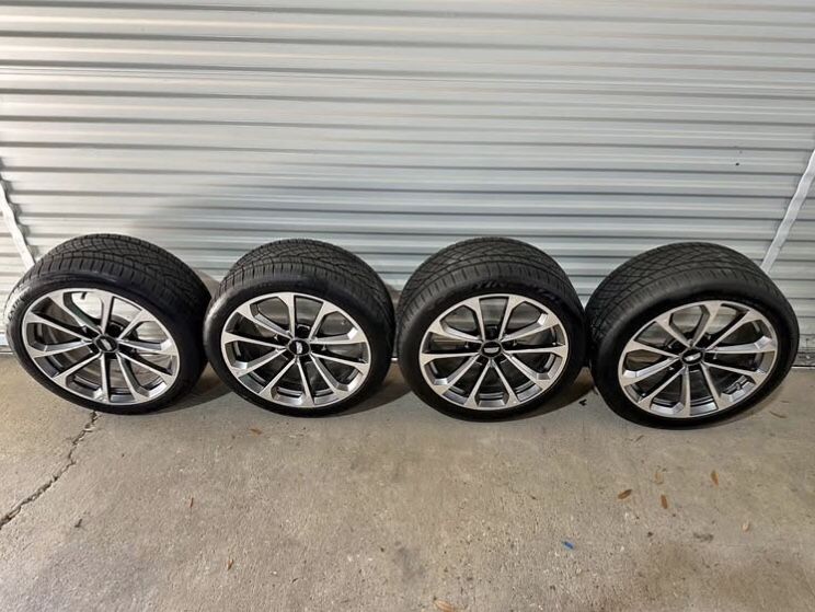 OEM Cadillac CTS - V Staggered Wheels with Continental Extreme Contact Tires