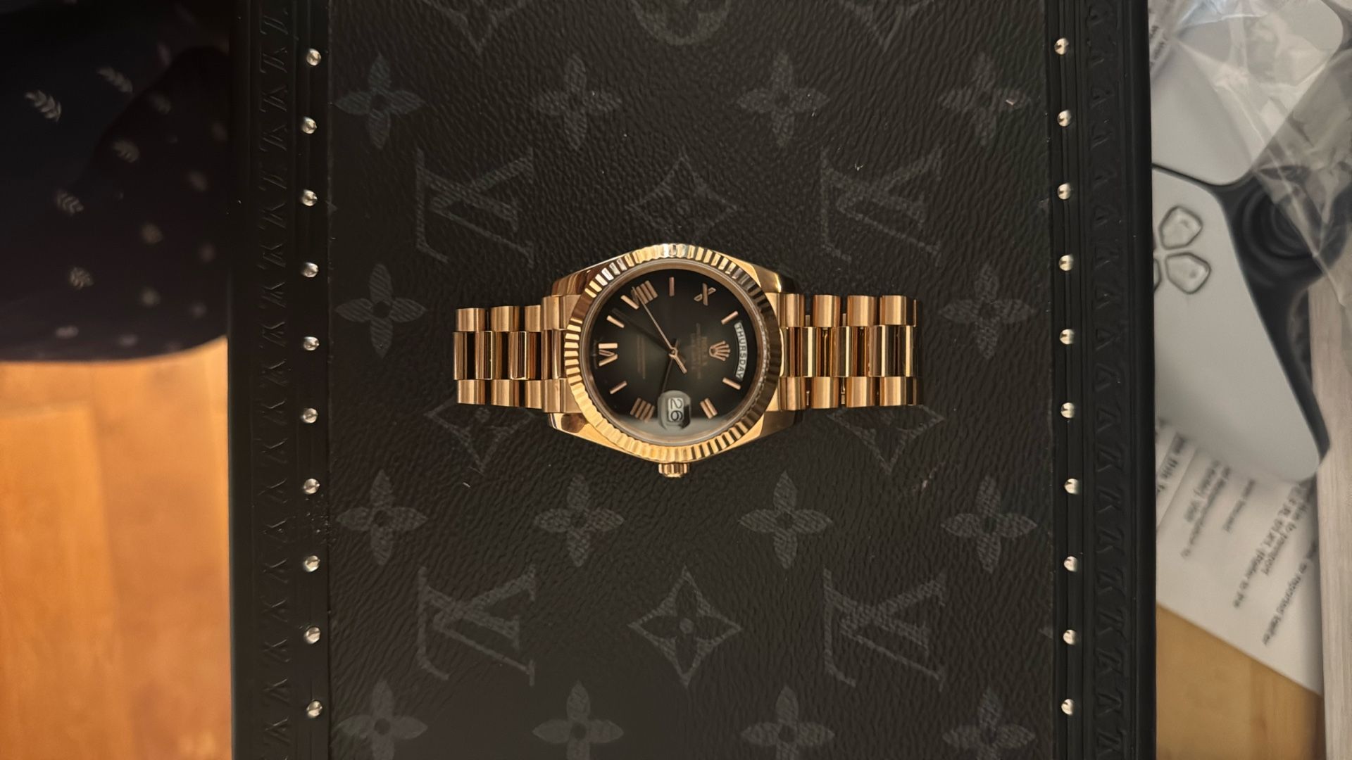 Everose Gold Day Date 40mm Ombré Dial