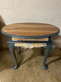 Decorative Wood Side Table