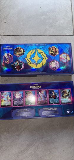 Disney Lorcana Curator’s collection box Beauty and the Beast Edition