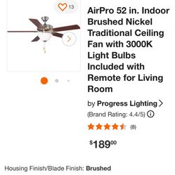 Ceiling fan With Lights