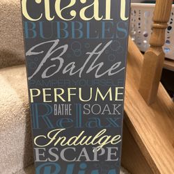 Bathroom Wall Art $5