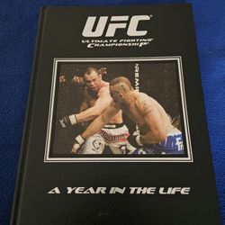 RARE UFC LIMITED EDITION HARD BACK BOOK