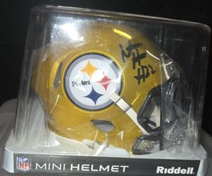 NFL Pittsburgh Steelers Najee Harris Autographed Mini Helmet