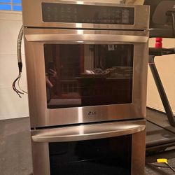 LG STAINLESS STEEL  DOUBLE OVEN 