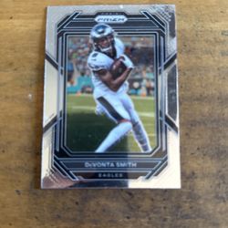 2022 PRIZM DEVONTA SMITH CARD