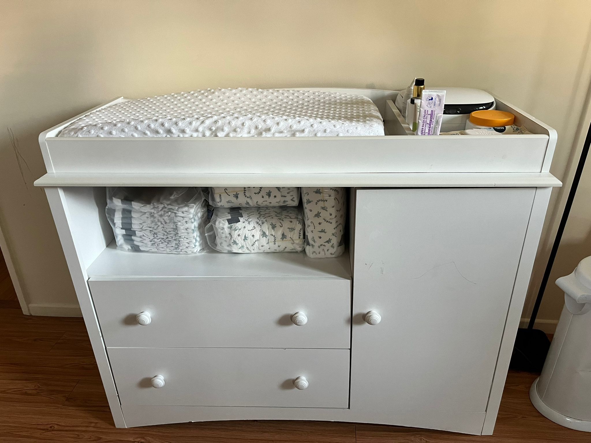 Peek-a-boo Changing Table Dresser