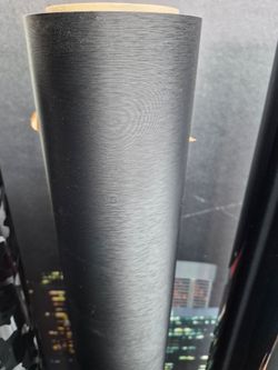 Brush black vinyl wrap