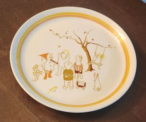 ​Vintage 1976 Shenango China Children’s Playtime Plate – Rare MCM Restaurant Ware