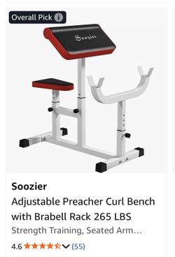 “NEW” PREACHER CURL CHAIR…FULLY ADJUSTABLE