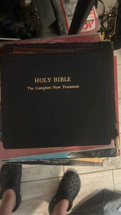 Holy bible on record