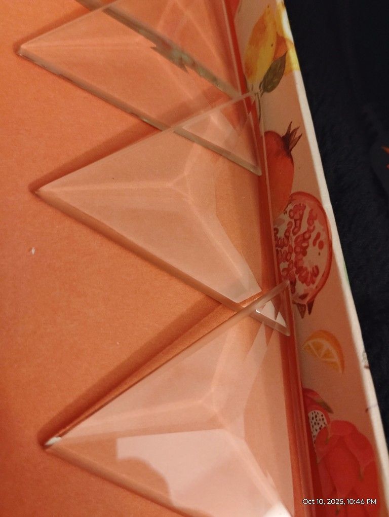 3-in Beveled Glass Tiles Quantity 20