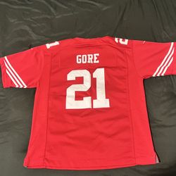 49ers NFL Football Team Gore 21 Jersey