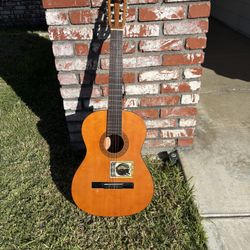 Acoustic Guitar With 4 Strinhs