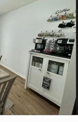 White coffee bar