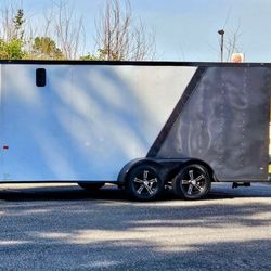 2021 Rock Motorcycle Trailer 7×16
