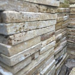 Tumbled Marble Paver Tiles 6”x12”