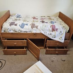Twin Sized Captians Bed
