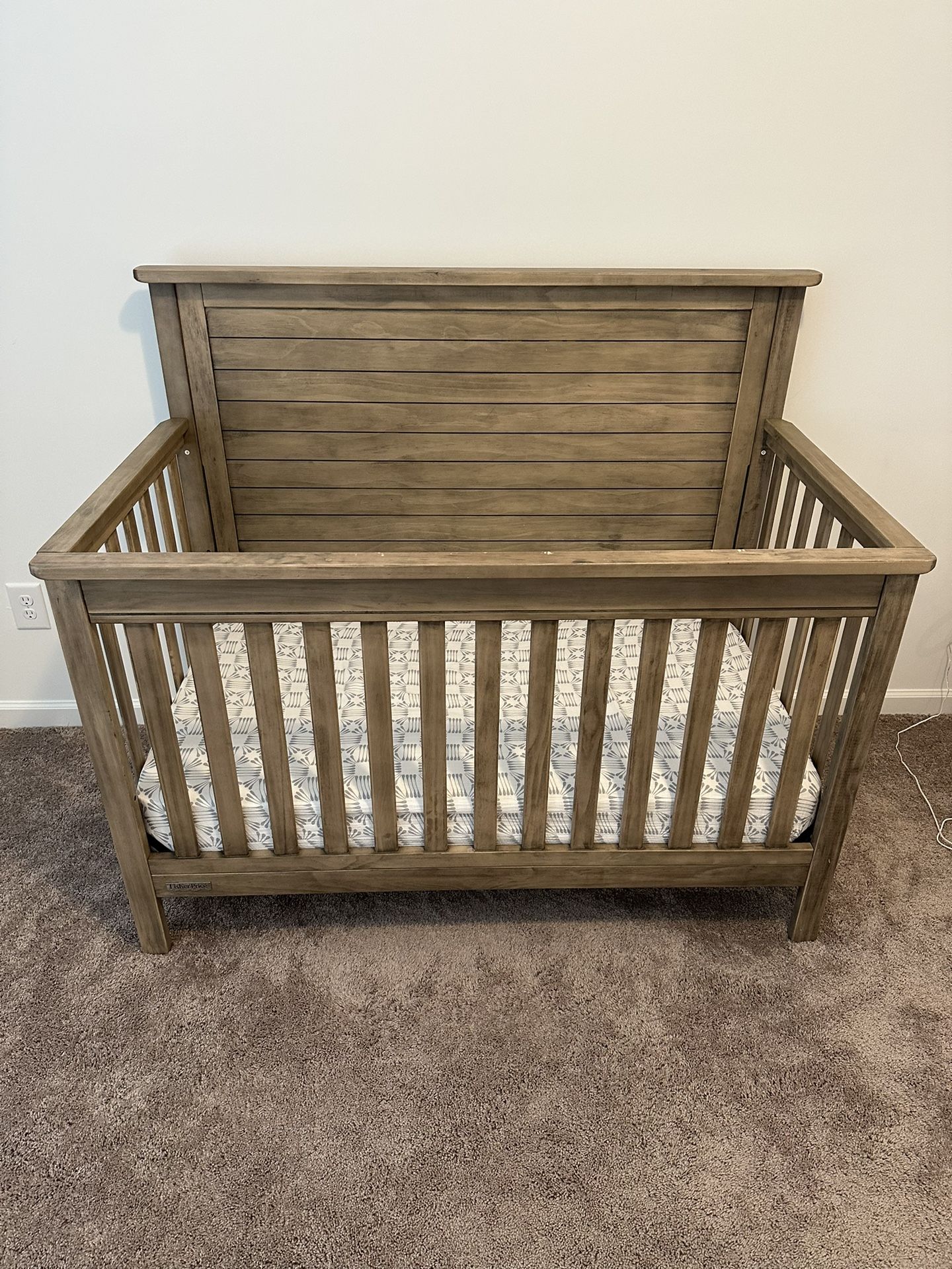 Baby Crib And Dresser 