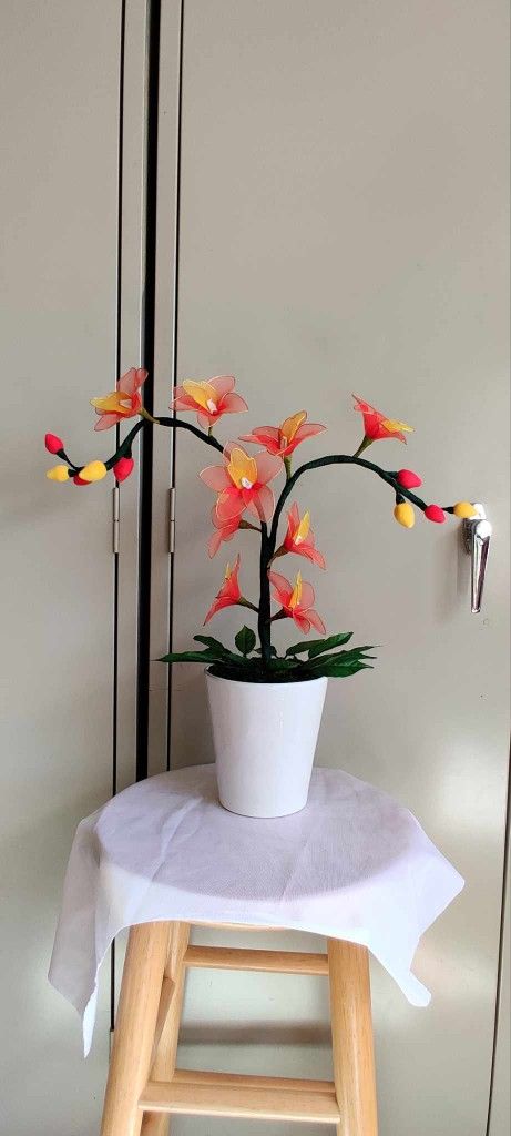 NEW Handmade Orchid Flowers Pot. $30 each pot.