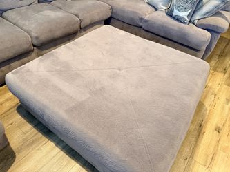 Large Square Upholstered Ottoman