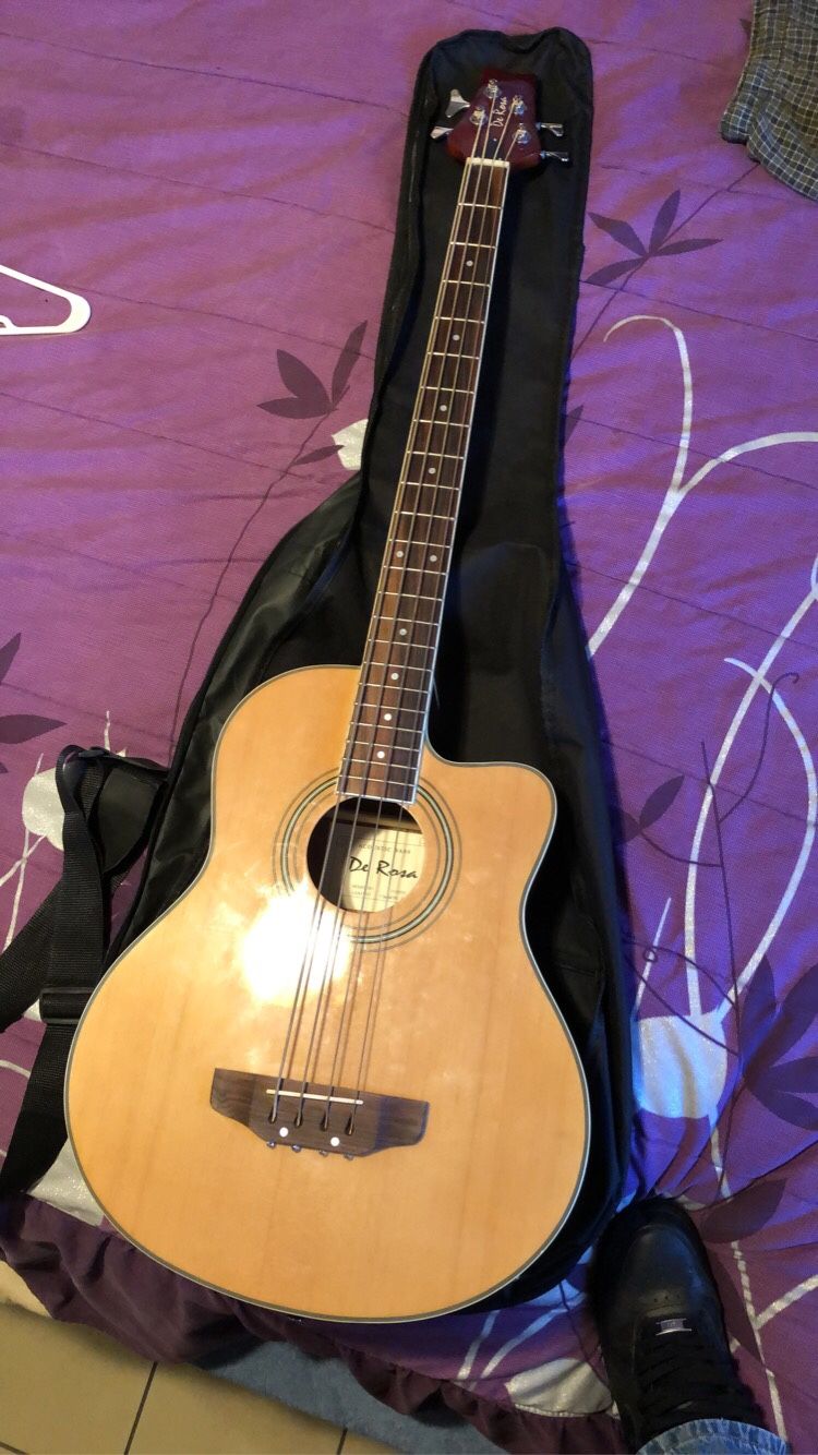 Acoustic bass guitar