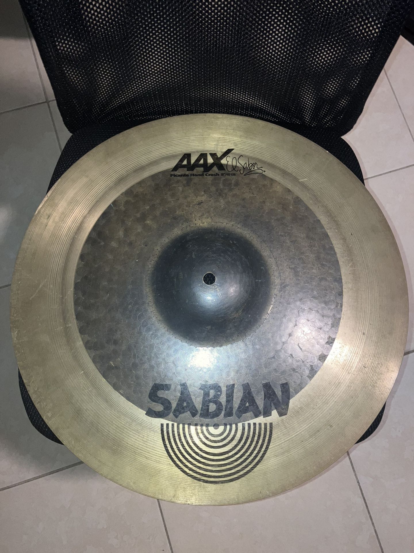 Crash Cymbal - SABIAN AAX El Sabor Picante 18 Inch Crash Cymbal