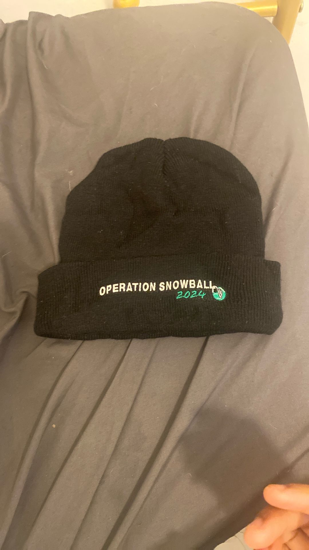 Operation Snowball 2024 Black Beanie / Winter Hat